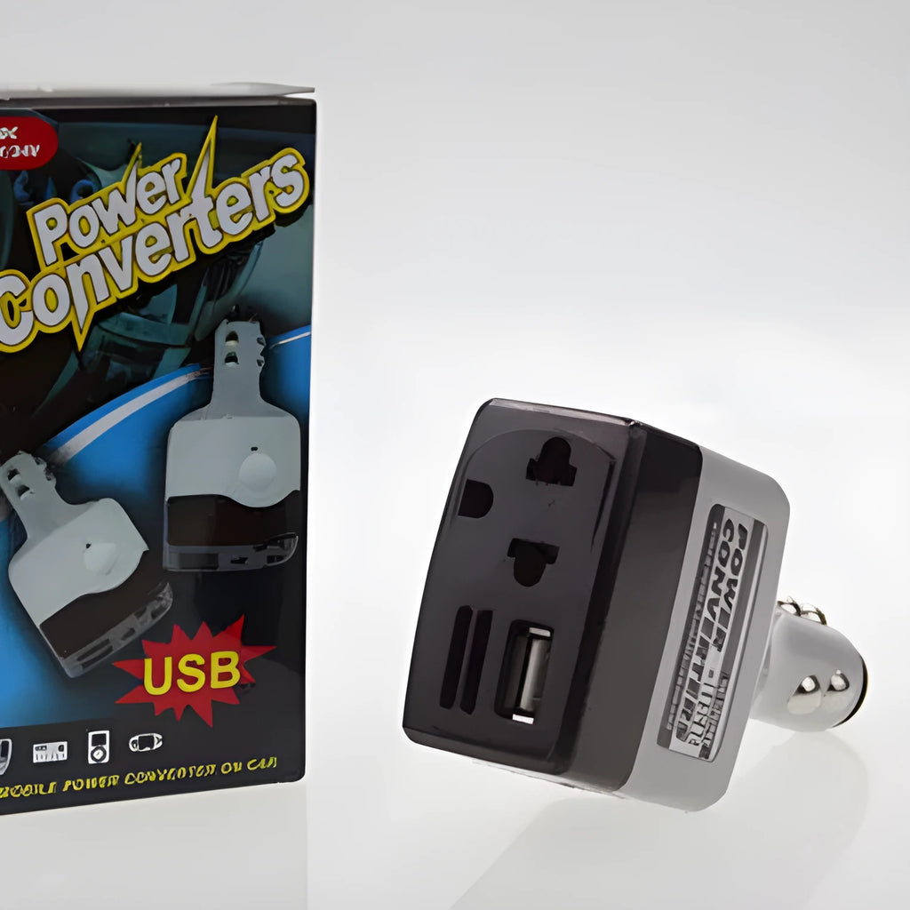 011C car wireless mobile phone charger with cigarette lighter adapter and USB port