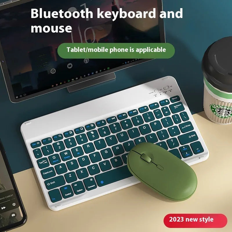 Girls Bluetooth wireless keyboard in elegant white colour with USB-C cable
