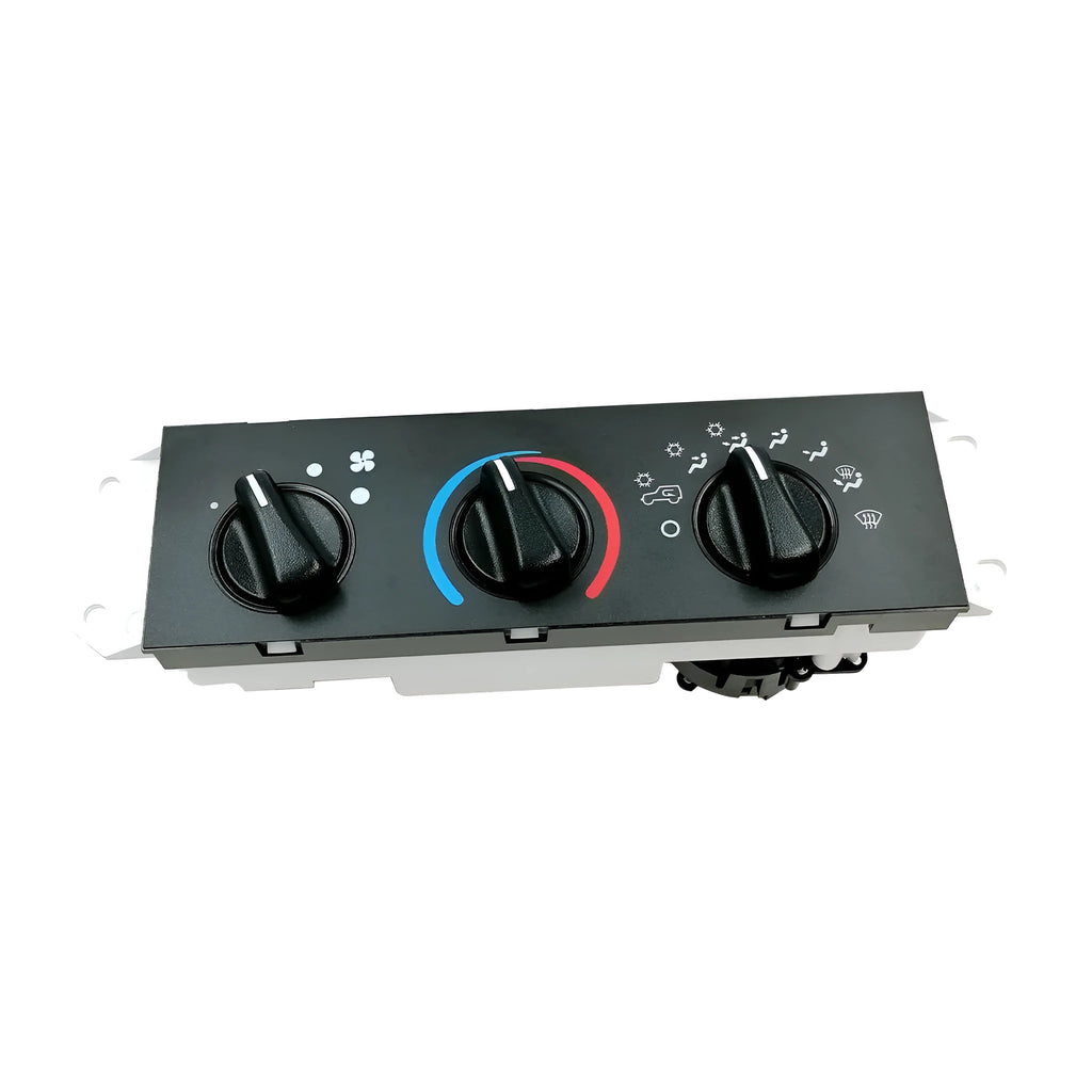 Black Jeep Wrangler air conditioning control panel OE 55056558AA for 2005-2006 models
