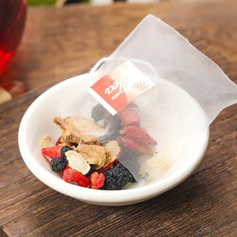 Ginseng black wolfberry tea with 40 individual 5g sachets totalling 200g