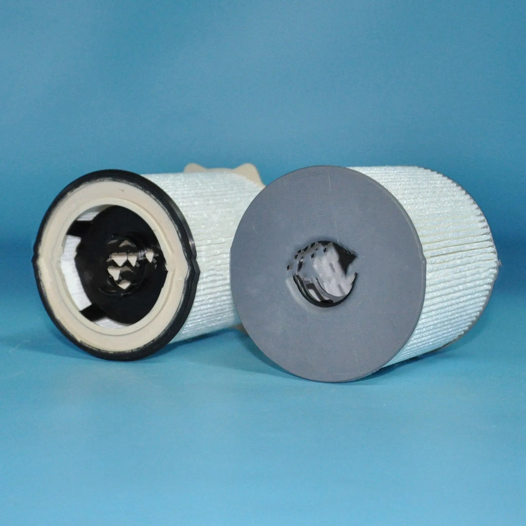 White diesel fuel filter kit for RAM 1500-5500 trucks with nitrile rubber seal