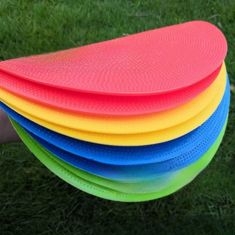 TPE football training target disc flat marker 23cm diameter in multiple colours