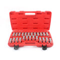 25-piece car terminal removal needle tool set in storage case for automotive electrical connector disassembly