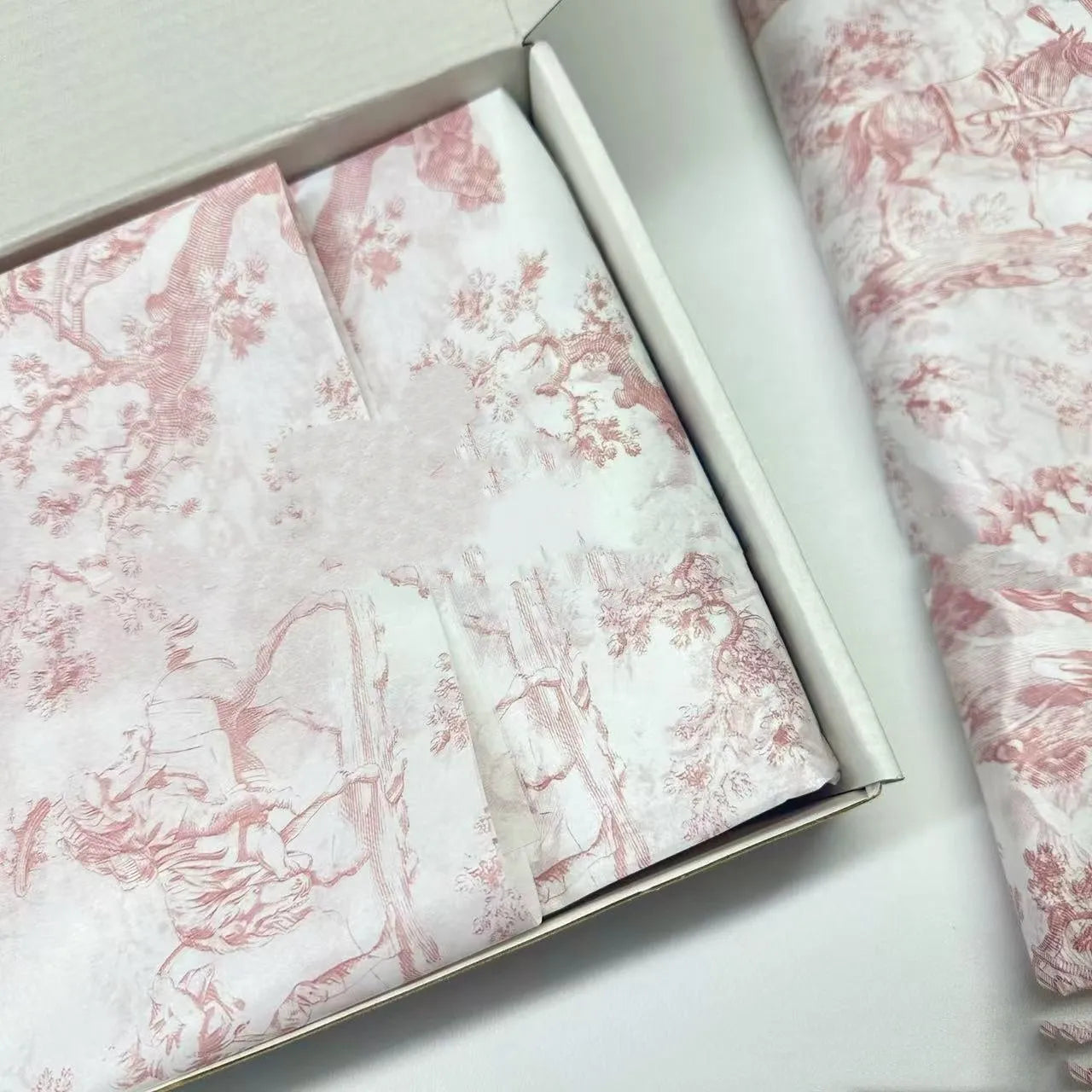 French mg tissue paper in pink purple and green purple colours, 50x70cm retro decorative gift wrap