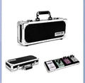 T-EC8 trumpet aviation box guitar effect pedal unit in black flight case