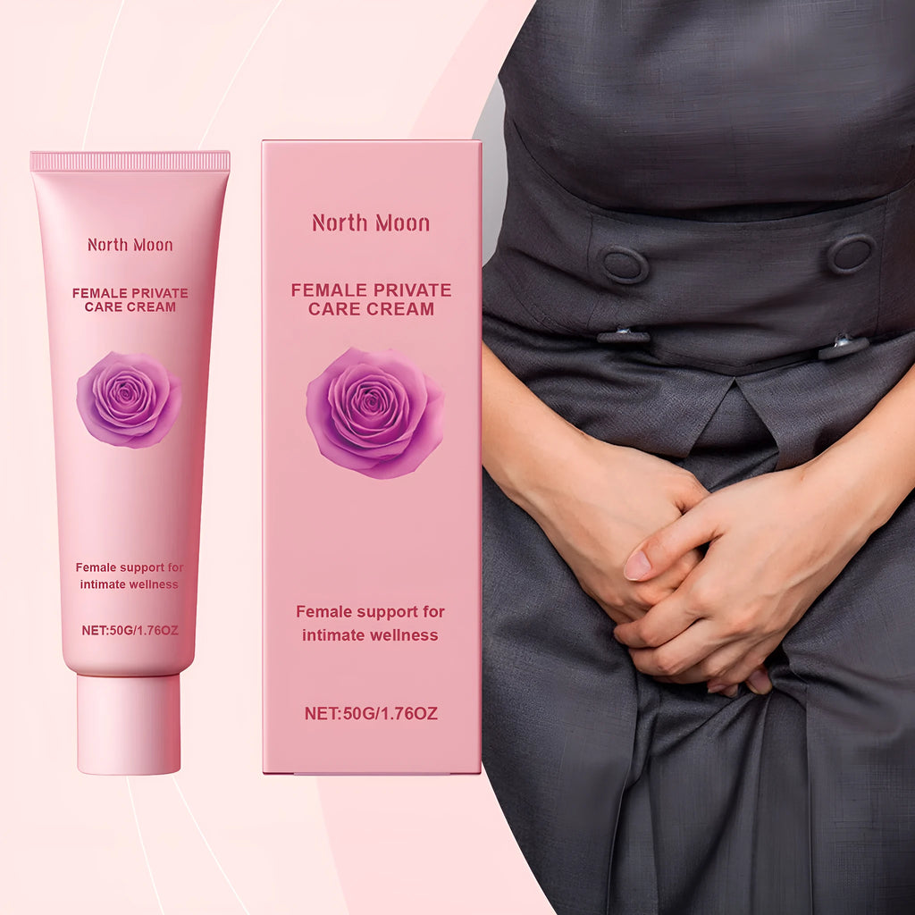 50g moisturising cream jar with rose and peppermint extracts for dry skin care