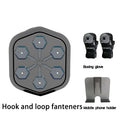 Black smart music boxing machine with Bluetooth connection and EVA construction