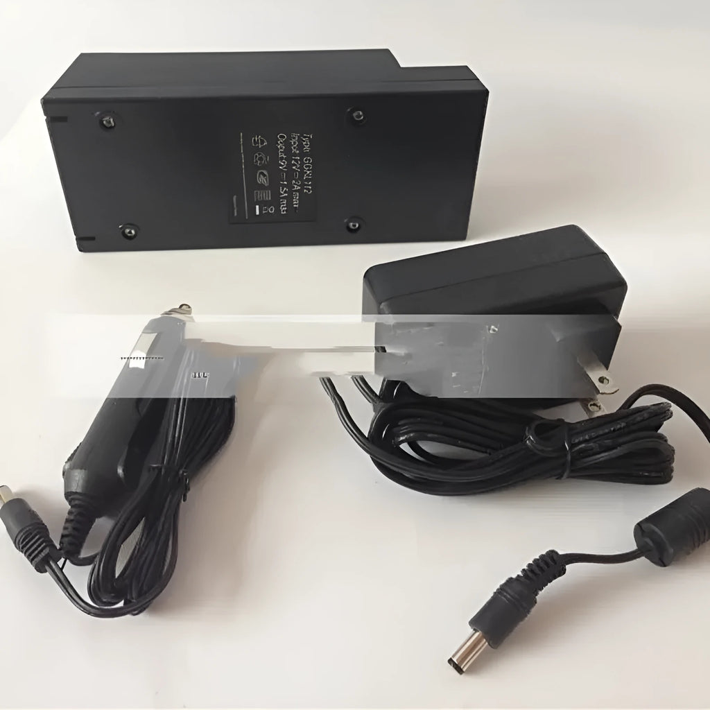 GKL112 car charger installation kit with 220V US plug and wiring components