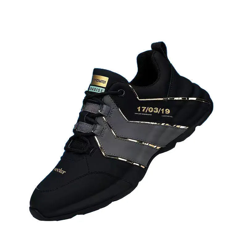 Casual sneakers for teenagers with thick plastic sole and mesh lining in various colours.