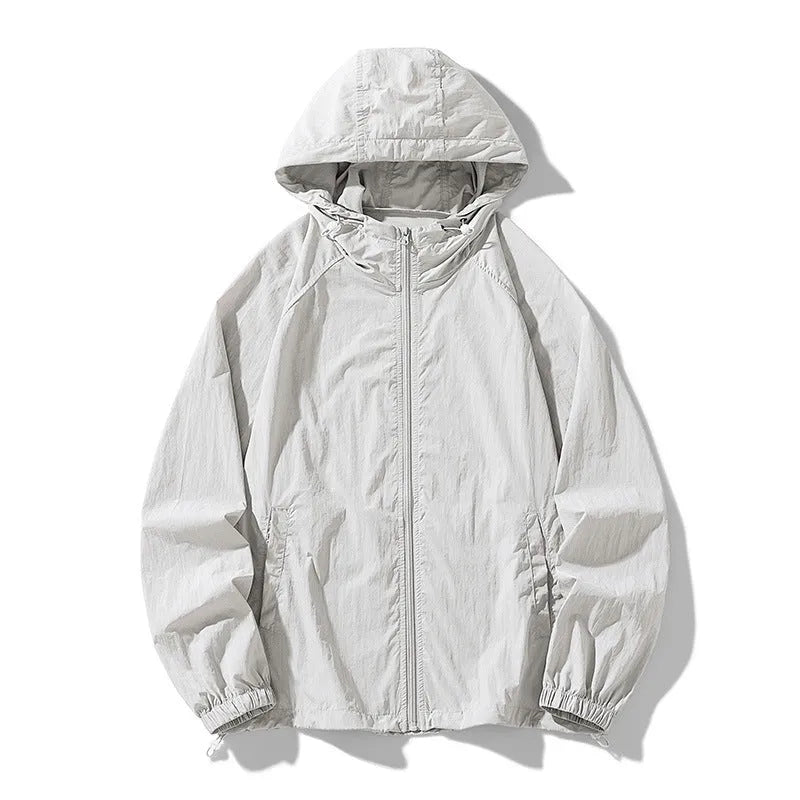 Outdoor jacket in chemical fibre blend fabric with loose fit for youth sports available in multiple colours