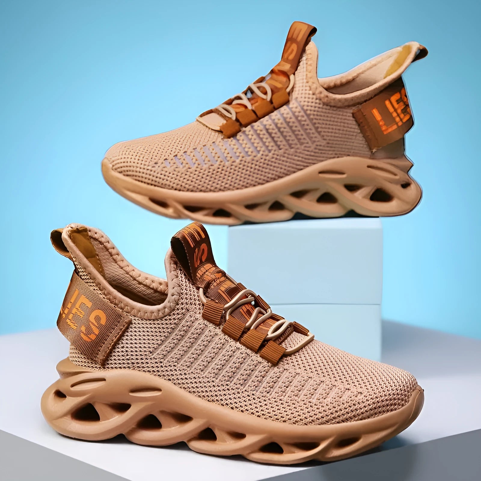 Children's fabric sneakers with Velcro closure in black, khaki or white colours