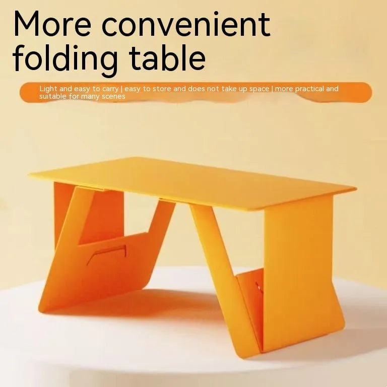 Foldable wood laptop and tablet computer stand in black, standard size 44x24cm, 0.9cm thick, with 38cm legroom