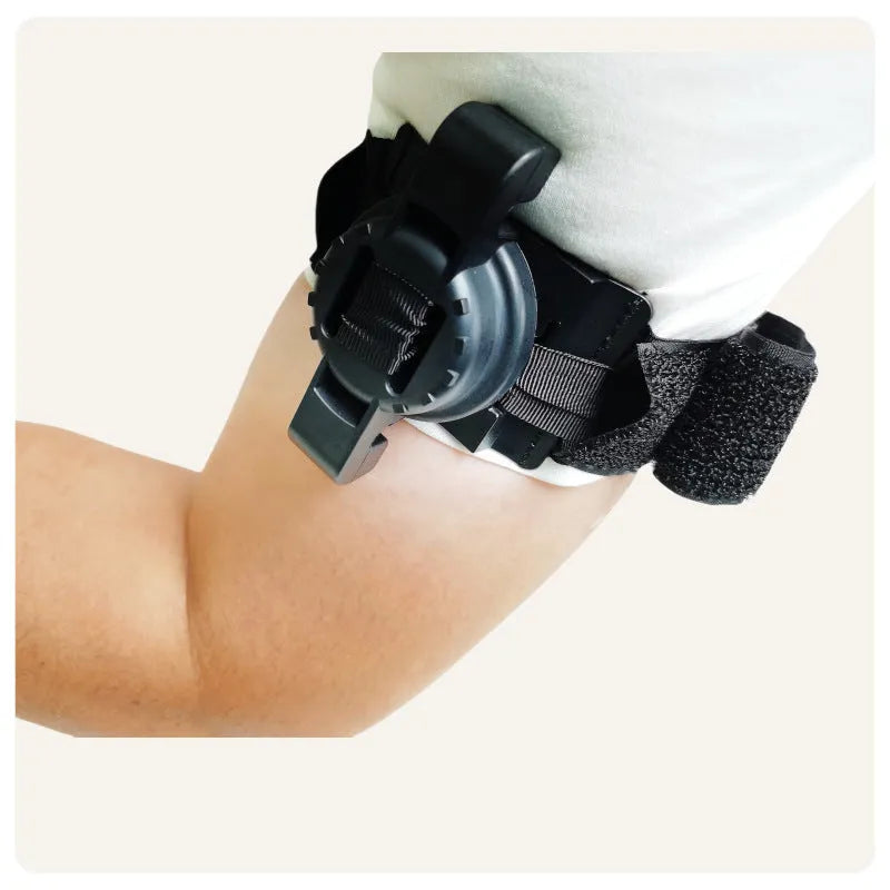 Black nylon outdoor camping tourniquet with rotating buckle 38 by 950 mm