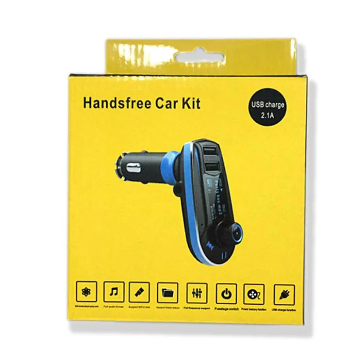 BT618C vehicle Bluetooth MP3 player FM transmitter with dot matrix LCD screen