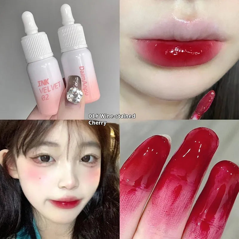 Mirror Lip Lacquer in four colours: Spring Day Wilderness, Orange Tabby Cat Diary, Low-key Charming, Misty Berry