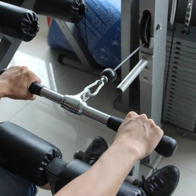 Strength training handle glue rope with coating and electroplating in double ended 70cm and 90cm lengths for cable machine