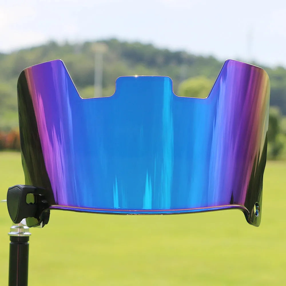 American style rugby helmet goggles in multiple colours showing tool-free attachment.