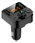 BT36B black car MP3 Bluetooth player with 1.1-inch display and cigarette lighter plug
