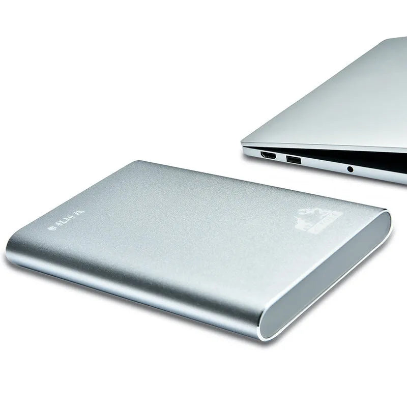 External hard drive 2.5 inch USB 3.0 metal shell black and silver