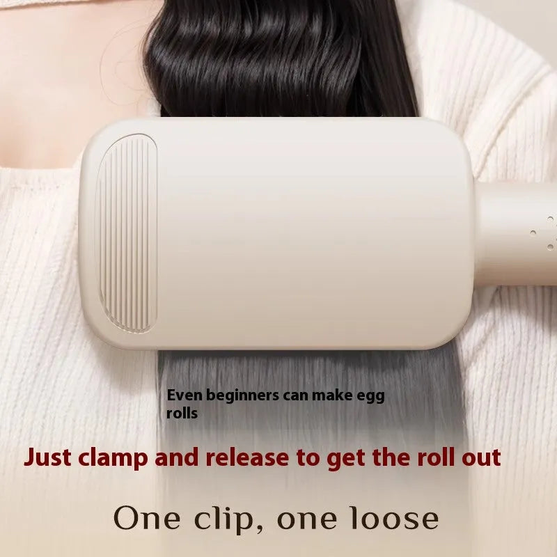 New French Egg Roll automatic hair curler in Violet with wired AC plug