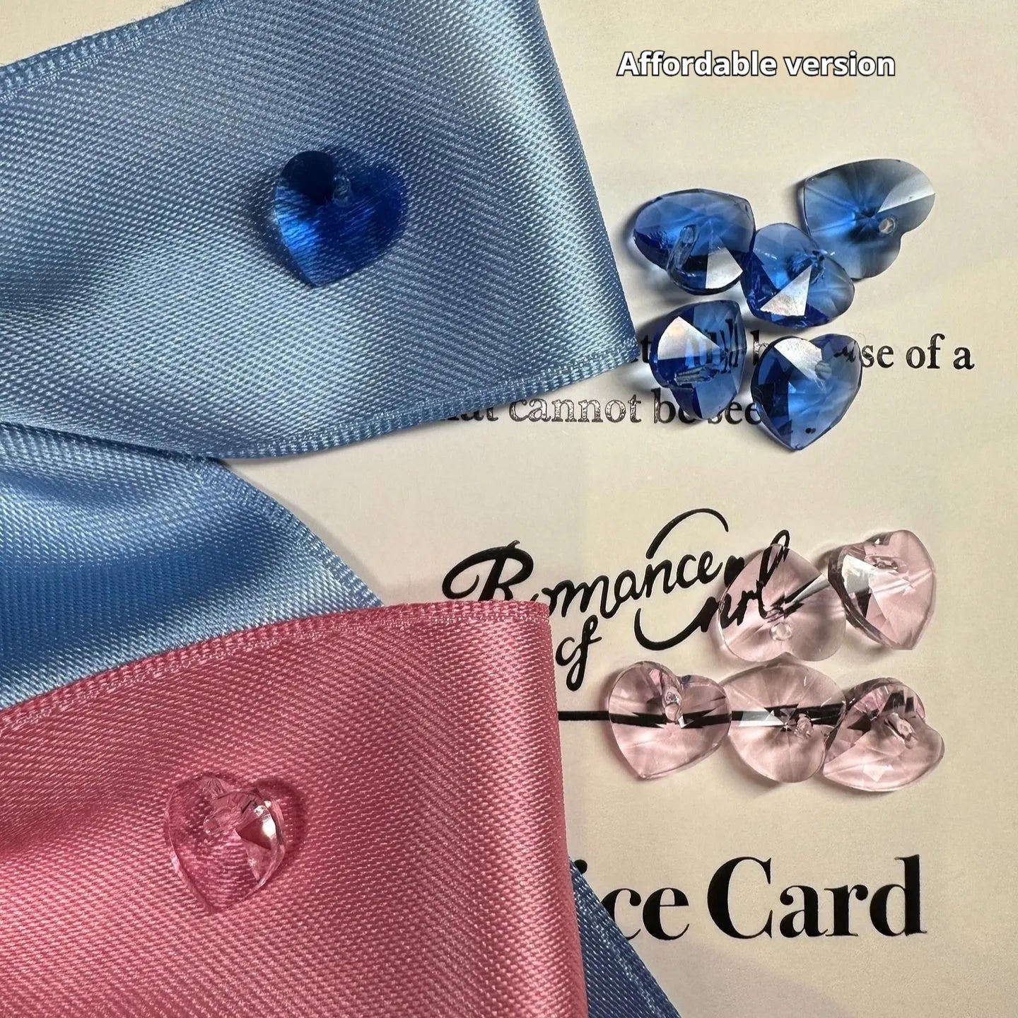 Adjustable dog hair band with princess style bow in blue and pink colours