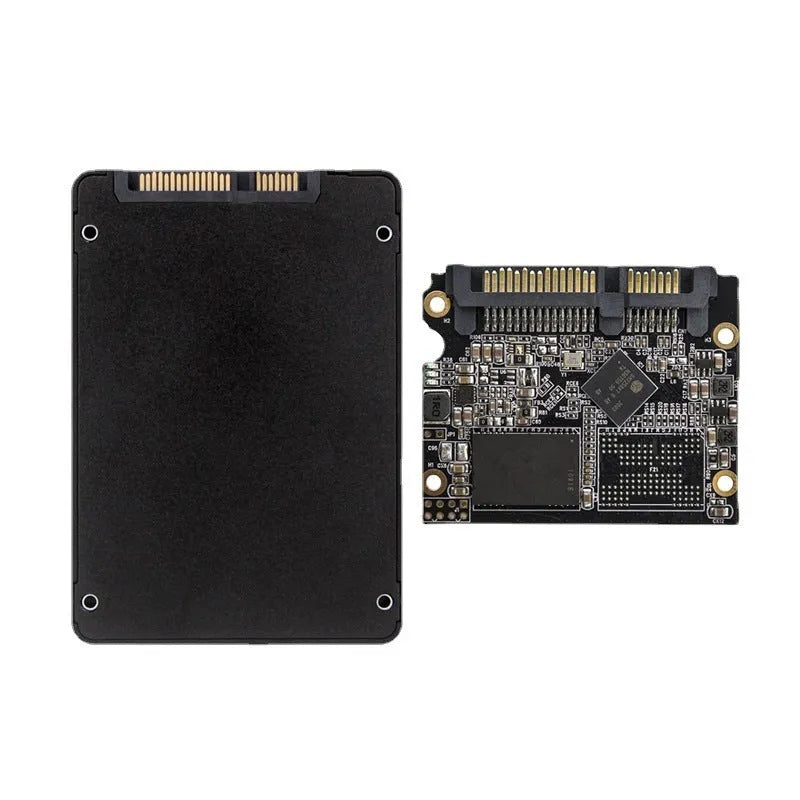Blue notebook computer solid state drive with 520MB/s read speed in 1TB capacity