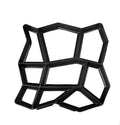 Goose floor concrete mold 42 x 43cm black plastic for DIY garden path stone brick mould