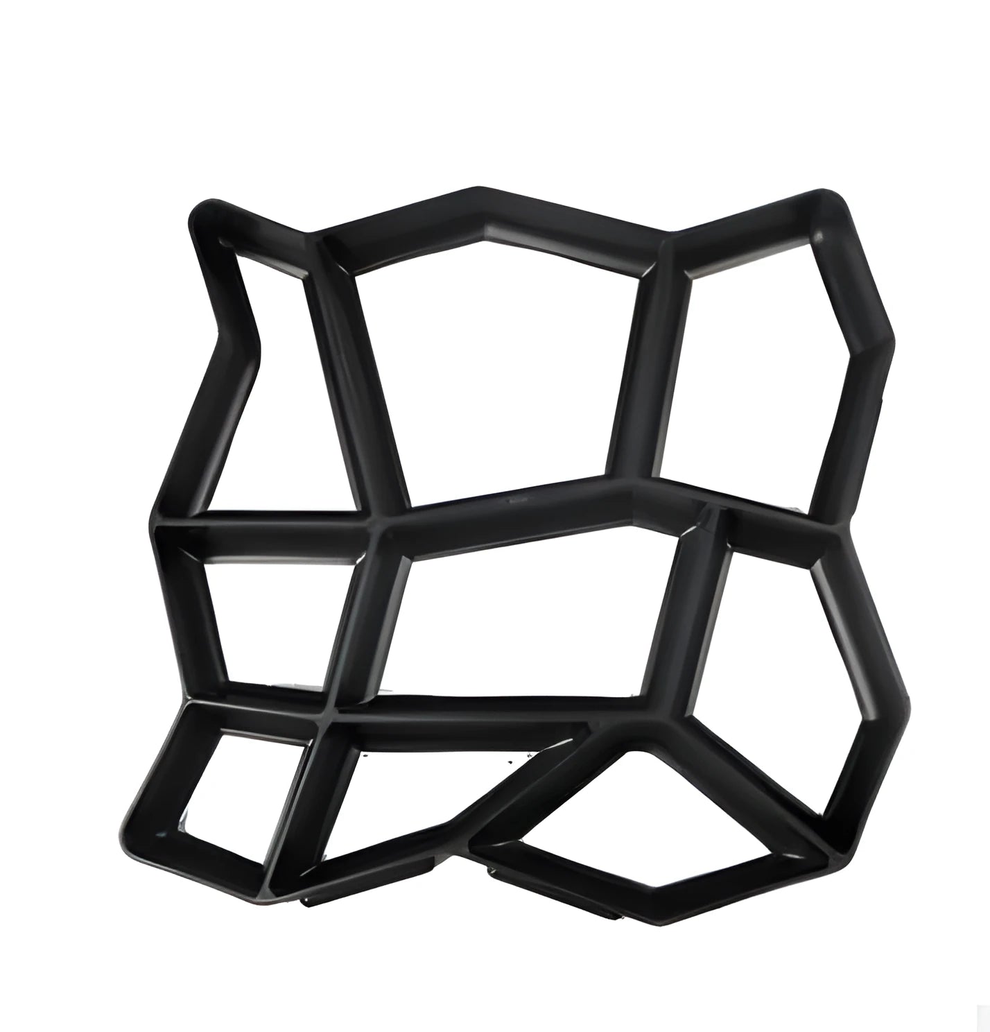 Goose floor concrete mold 42 x 43cm black plastic for DIY garden path stone brick mould