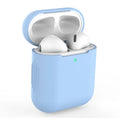 Silicone protective cover for AirPods 2 wireless earbuds in multiple colour options