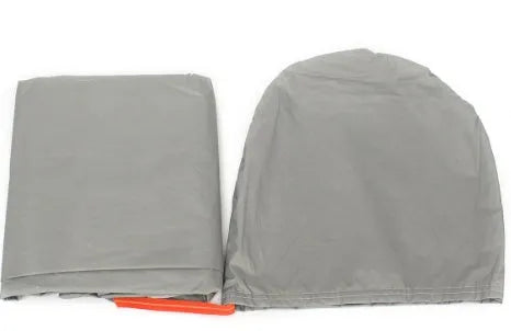 Grey magnetic car windshield cover 240x140cm with mirror covers for sun and snow protection