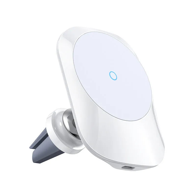 CH-707 magnetic car wireless charging stand with air vent and centre control mounting bases
