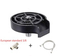 Black high pressure stainless steel automatic glass washer with ABS plastic base and copper hose