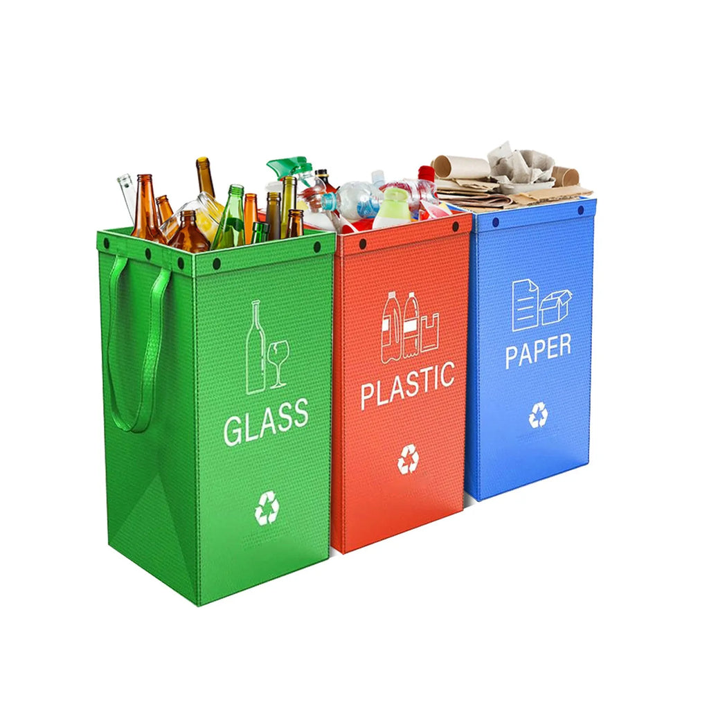 40-litre waterproof garbage bag in multiple colour options for waste segregation