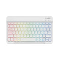 10-inch wireless Bluetooth keyboard with colourful backlight for tablets and mobile phones.