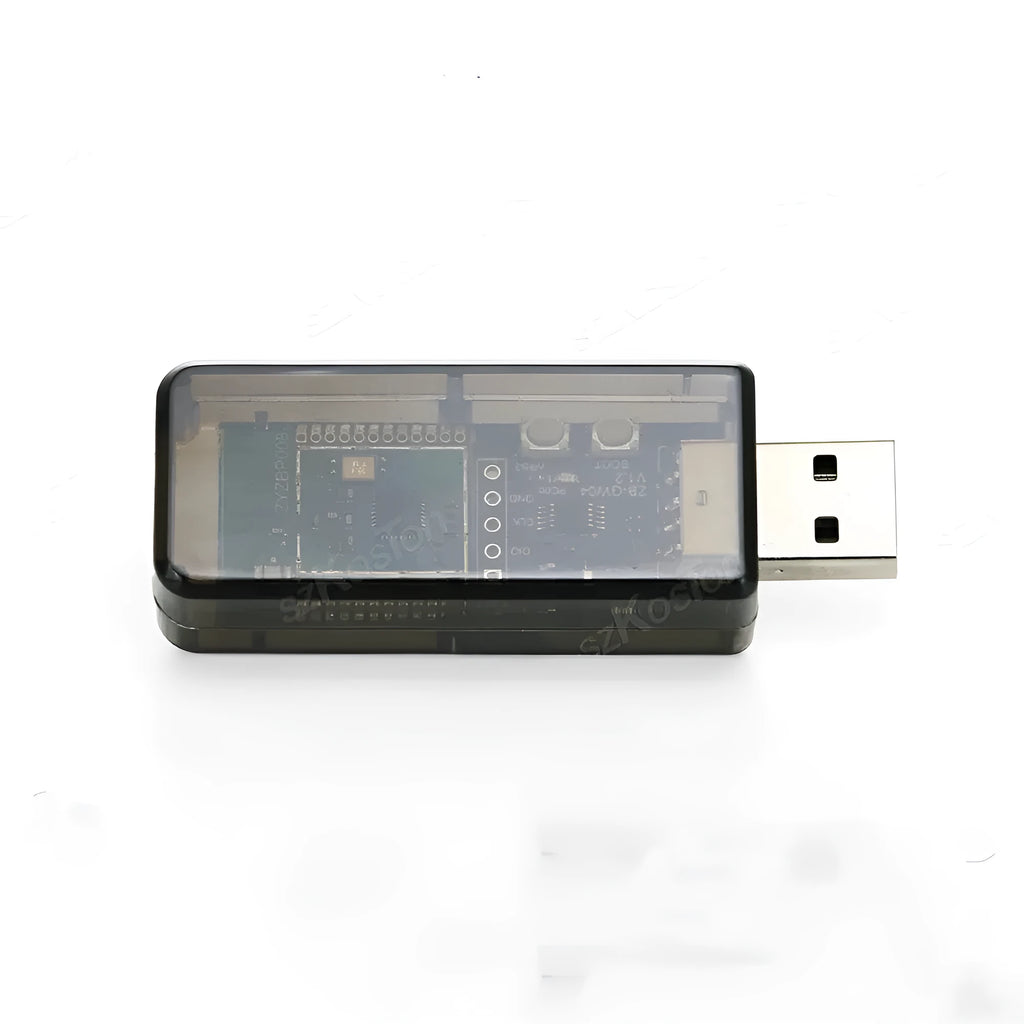 Silicon Labs EFR32MG21 Zigbee USB dongle in plastic shell for smart home gateways