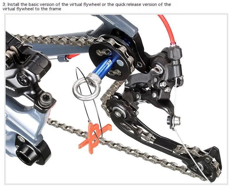 Aluminium alloy bicycle chain holder tool for washing compatible with Shimano and SRAM chains.