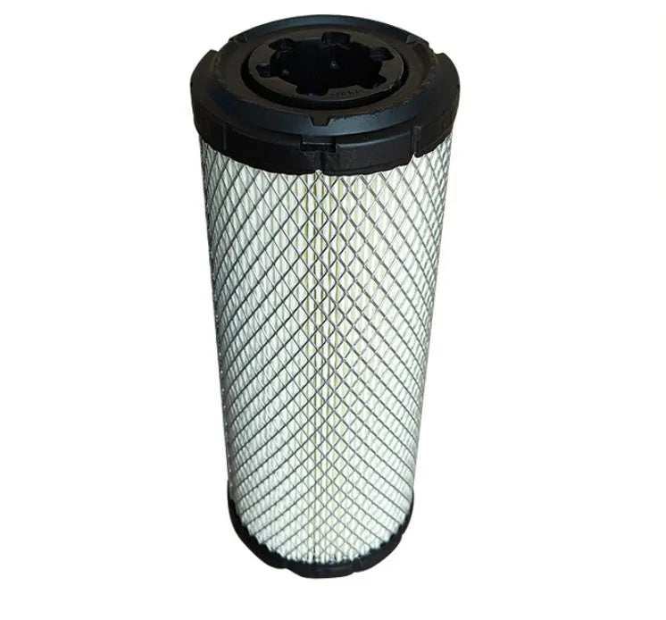 1027 engine air filter with wood pulp filter paper and folding element construction, 106cm diameter