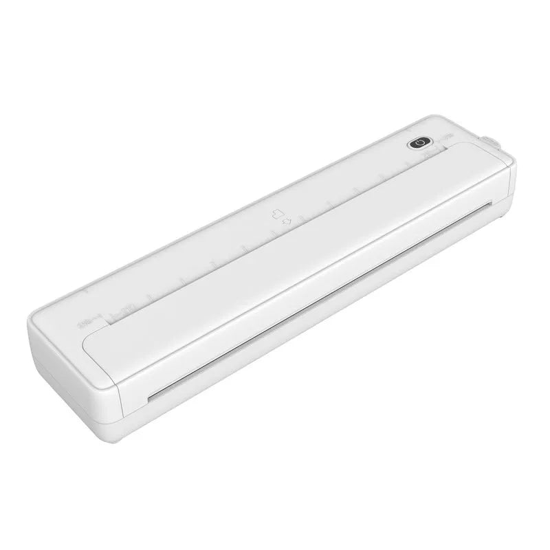 Black or white Bluetooth A4 portable printer with wireless mobile phone connectivity