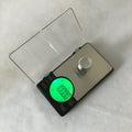 Electronic scale with disc display showing gram weight, high precision carat scale in 200g capacity