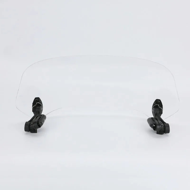 Motorcycle front heightening windshield clip 29cm organic glass adjustable with small big mounting plate