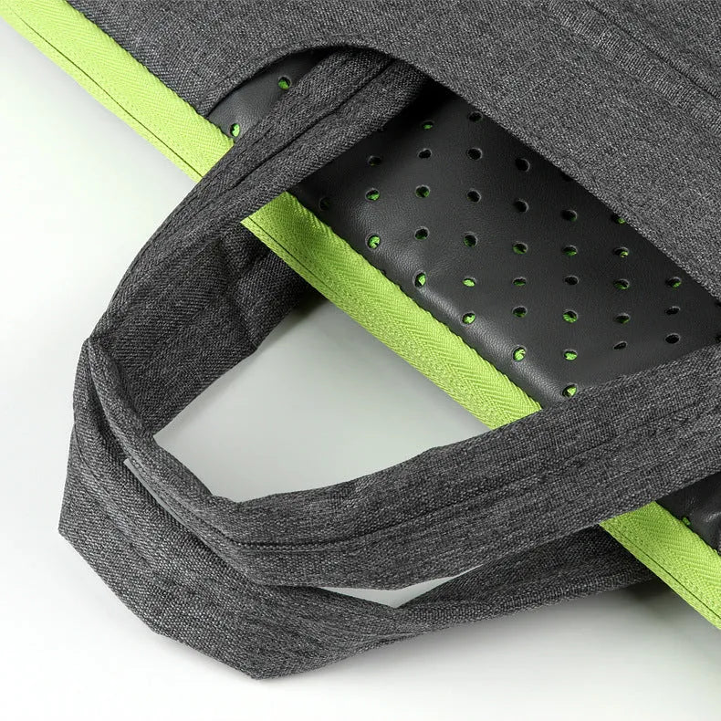 Ant cloth laptop bag for Apple MacBook in grey, with soft handle and padded interior
