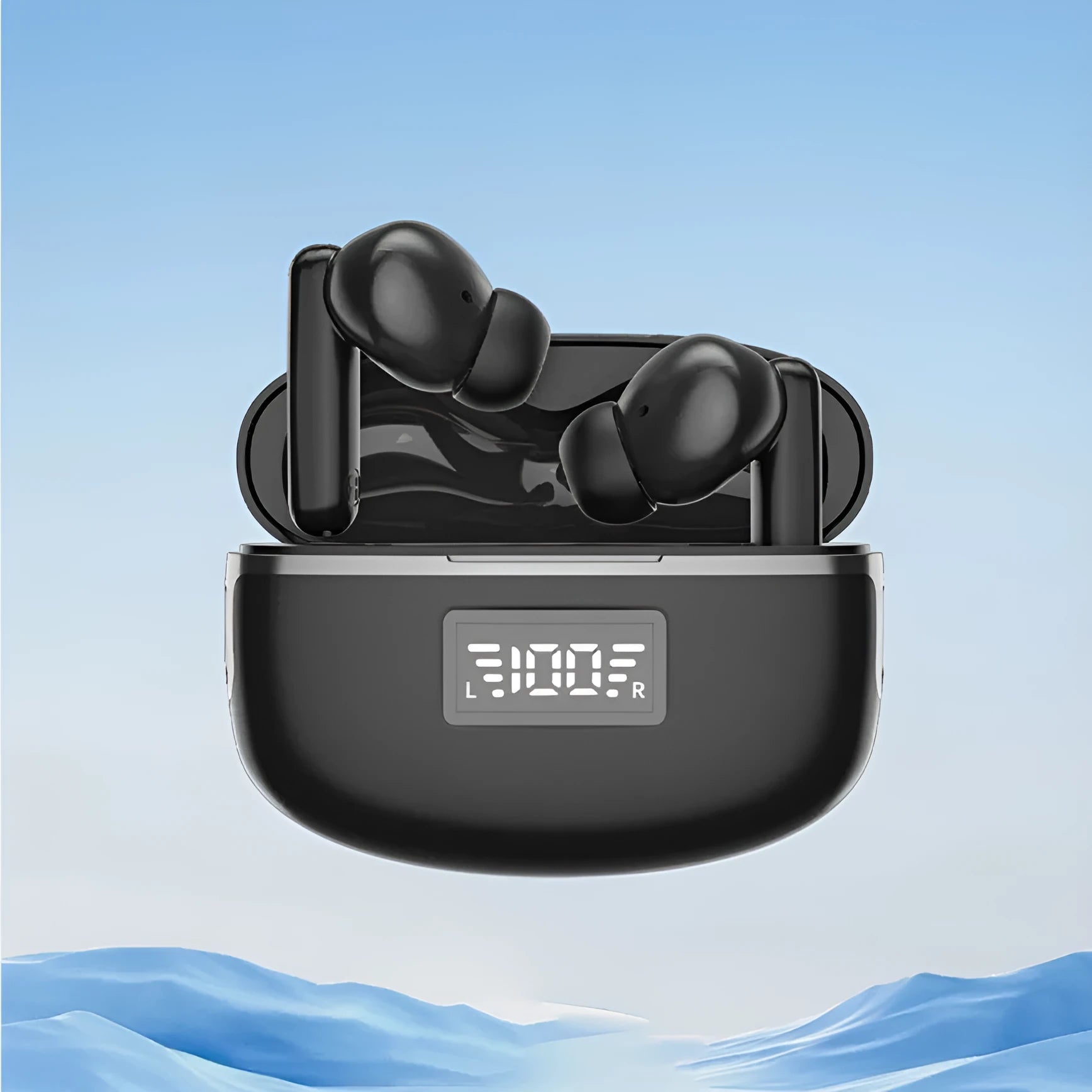 A28 Bluetooth translation headset in white with in-ear design and noise reduction
