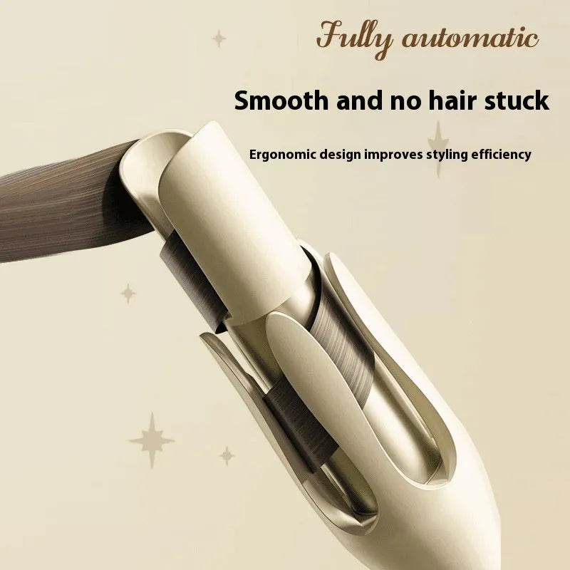 White brand automatic hair curler with 32mm barrel and choice of plug adapters