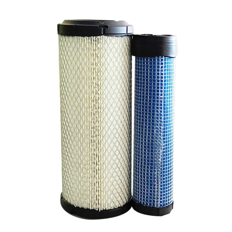 1027 engine air filter with wood pulp filter paper and folding element construction, 106cm diameter
