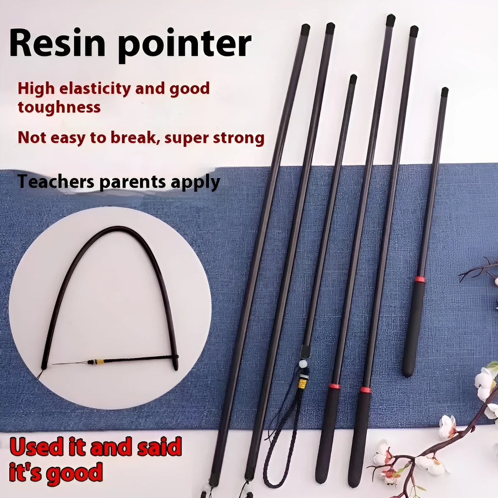 Resin measuring tape pointer tool for classroom whiteboard presentations