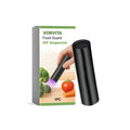 Ultraviolet detector for food protection with plastic casing, single unit