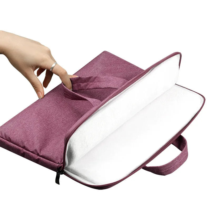 Ant cloth laptop bag for Apple MacBook in grey, with soft handle and padded interior