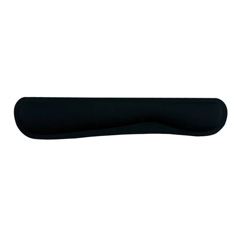 Memory foam wrist pad non-slip base black colour 460x85x25mm for keyboard support