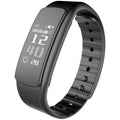 I6 smart sports bracelet with 0.96-inch touchscreen display on wrist showing health metrics