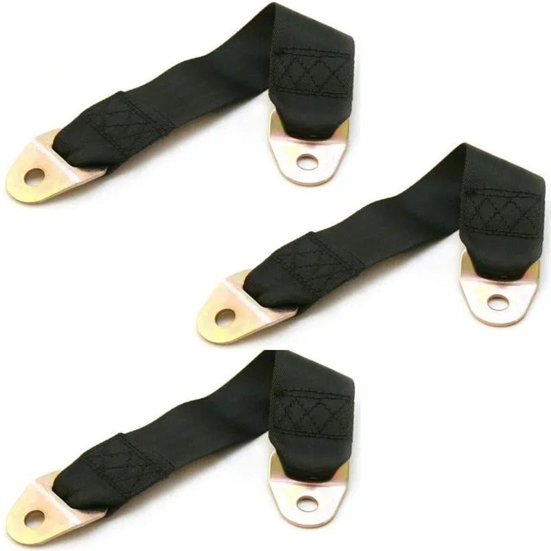 Polyester door fixing belt with mounting screws and nuts for door restraint